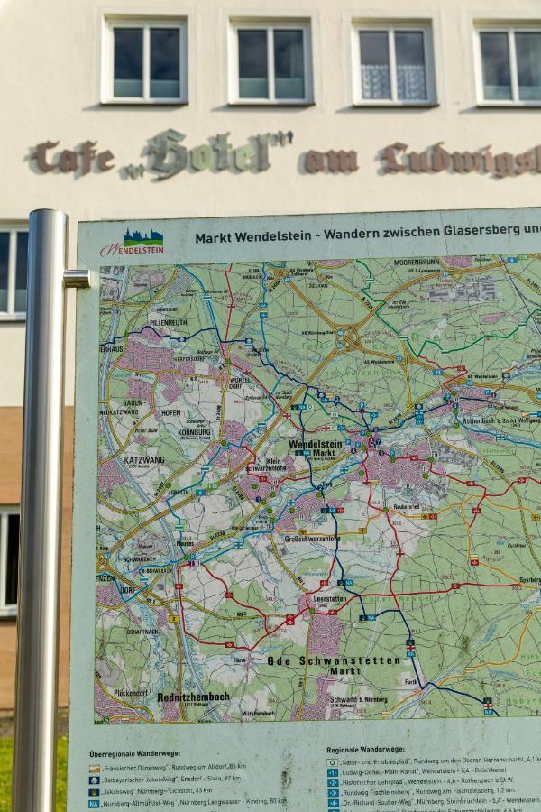 Hotel Am Ludwigskanal Wendelstein Eksteriør billede
